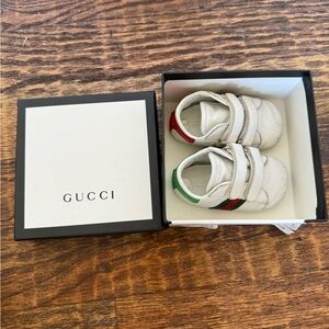 Baby Ace leather Gucci sneaker 18 month